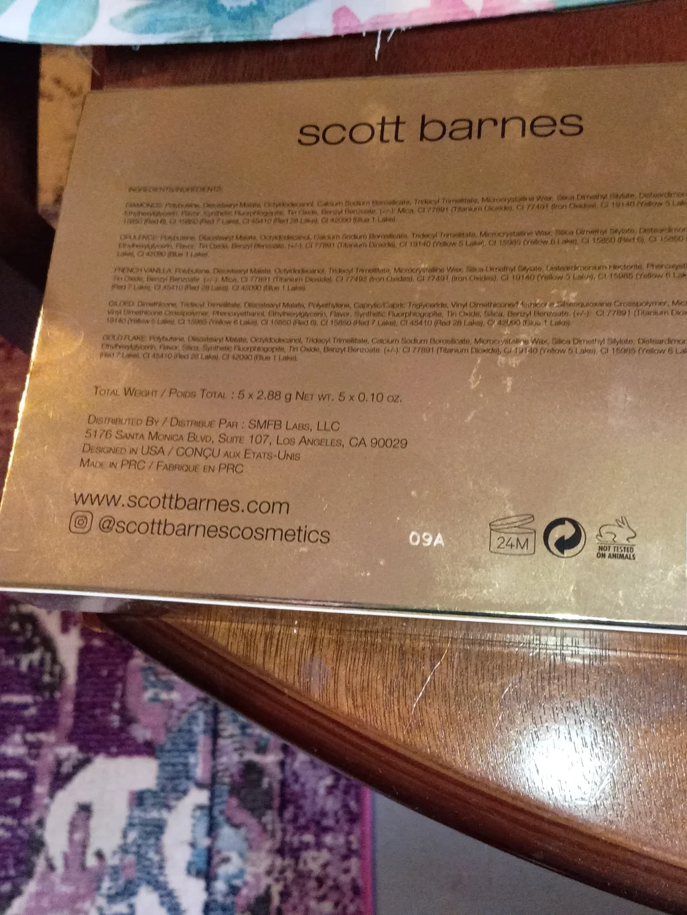 Scott Barnes Marshmallow World Lip Gloss Set - Gold and Glitter + XX Revolution